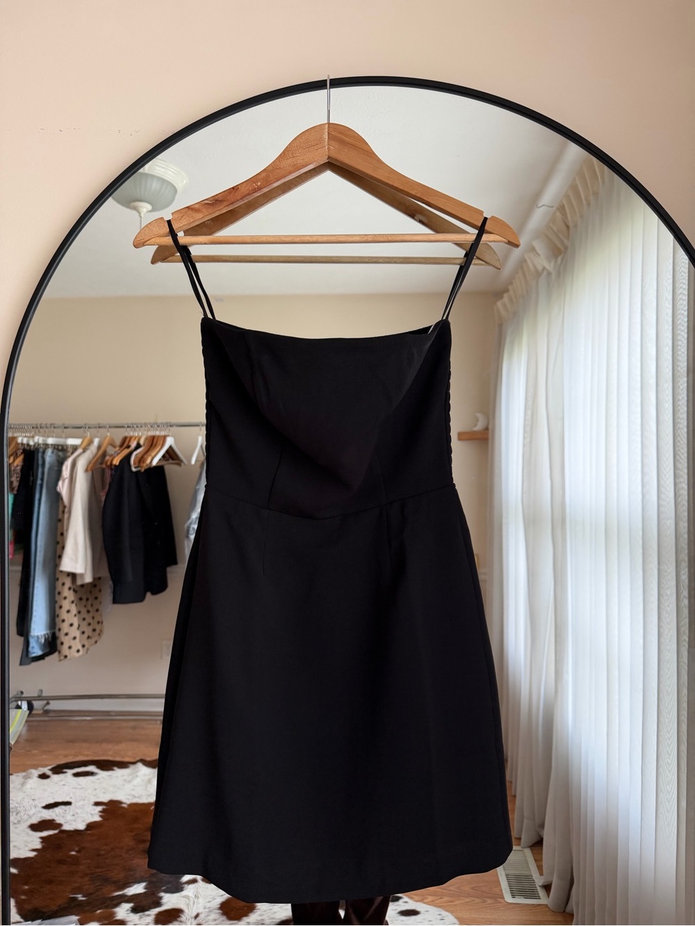 Song of Style Black Strapless Mini Dress Size XS
